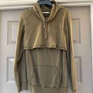 Latched Mama Olive Green Hoodie